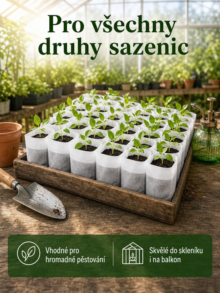 Ekologicky rozložitelný pytlík na sazenice