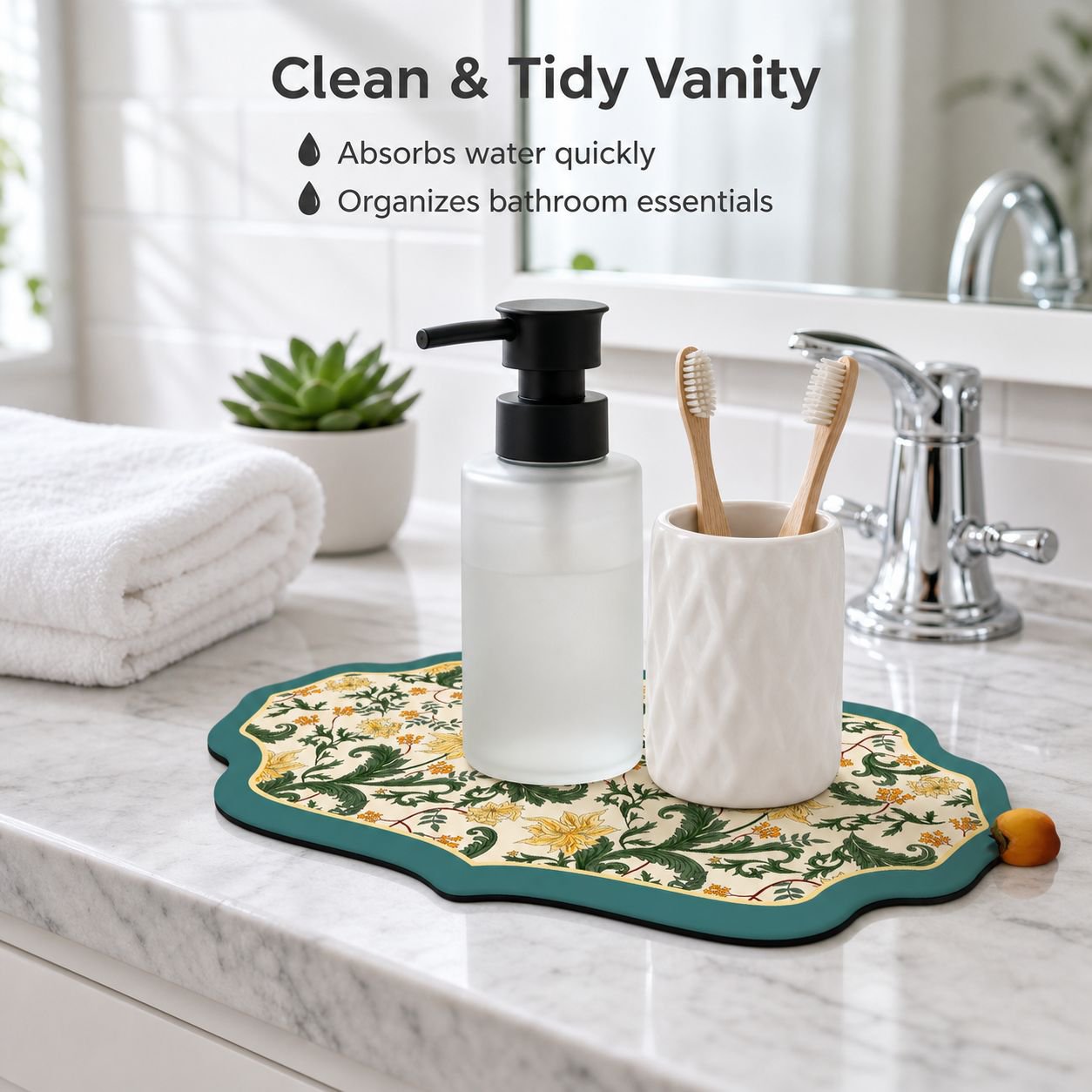 Multi-Functional Diatomaceous Absorbent Table Heat Mat