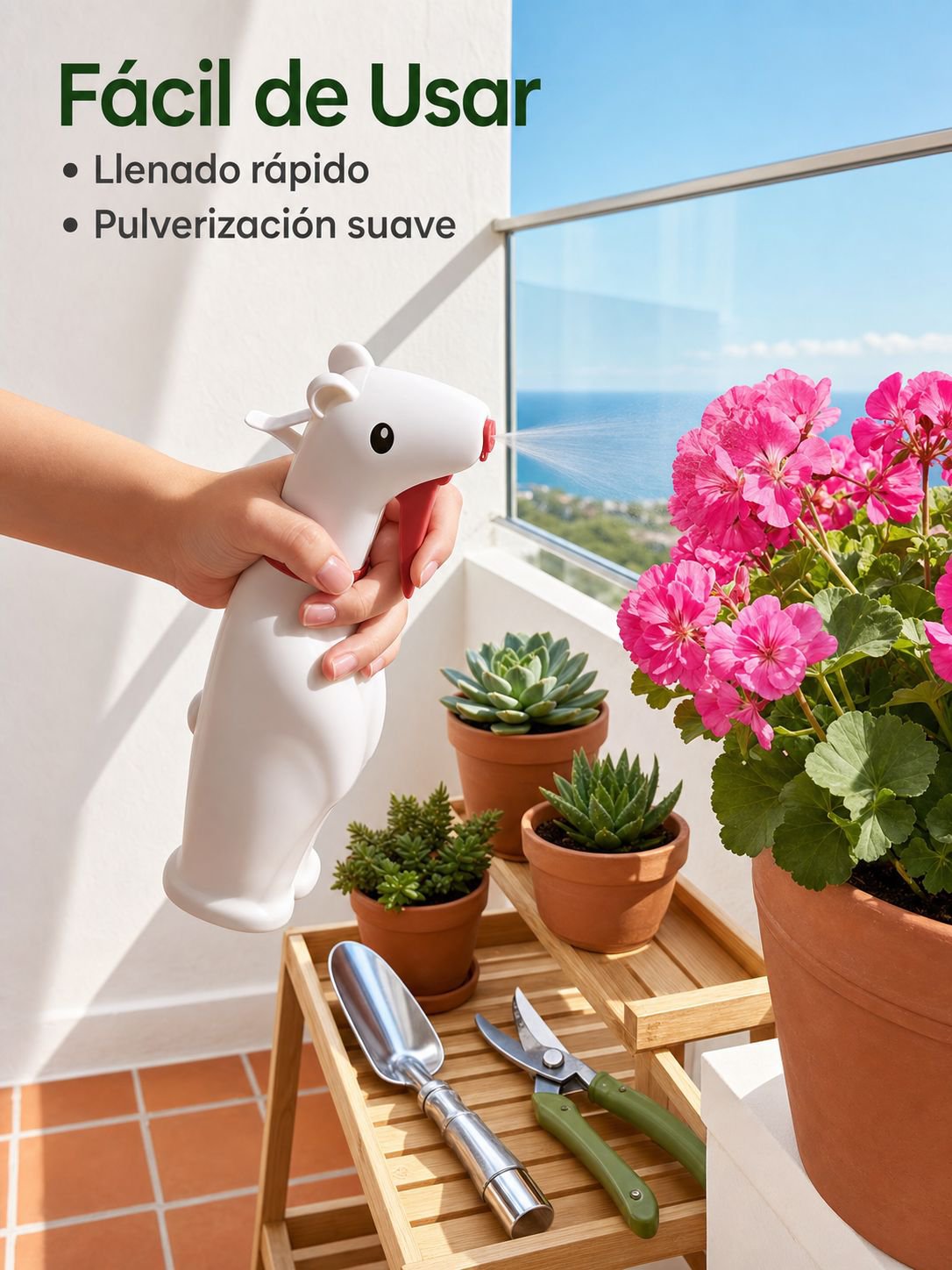 Rociador Manual para Plantas y Flores
