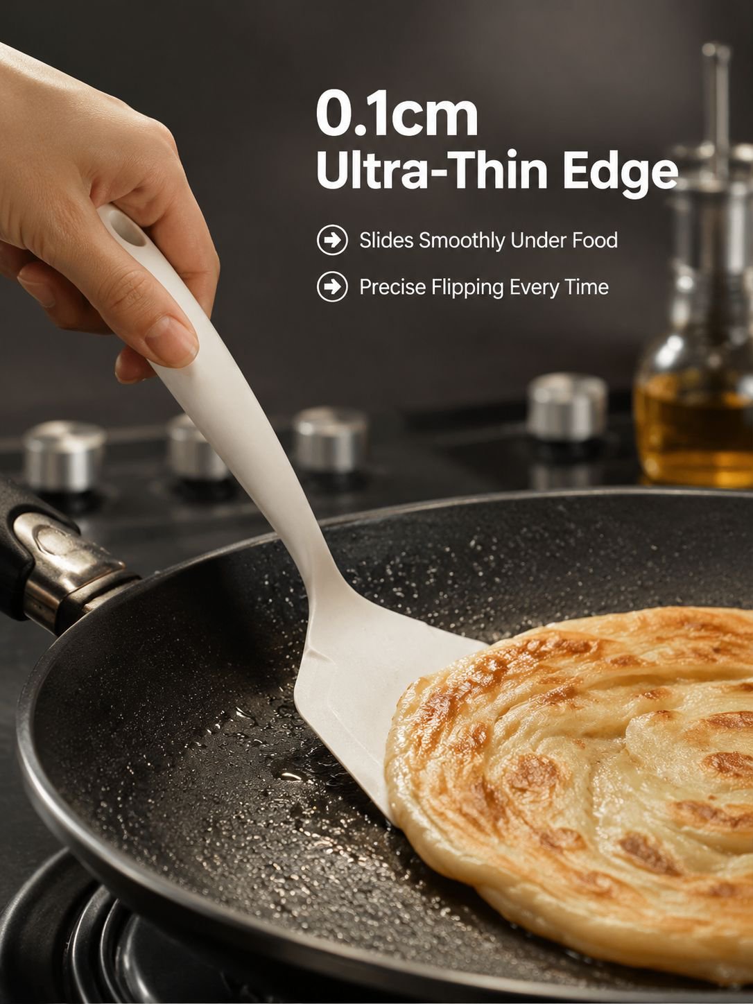 Non-Stick Silicone Pancake Spatula