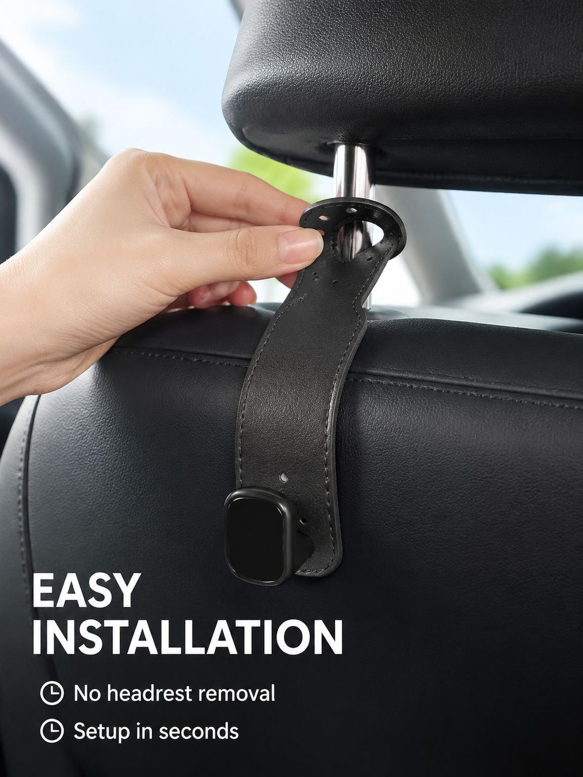 Multi-functional car seat backrest