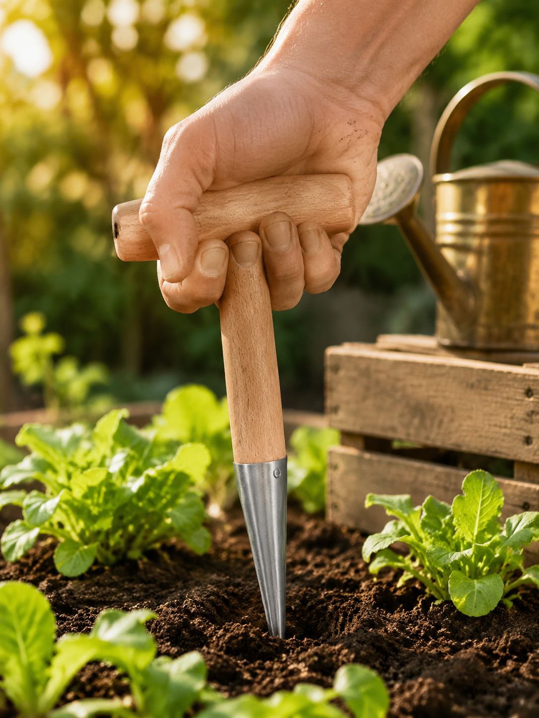 Accesorio de jardinería para abonado superior