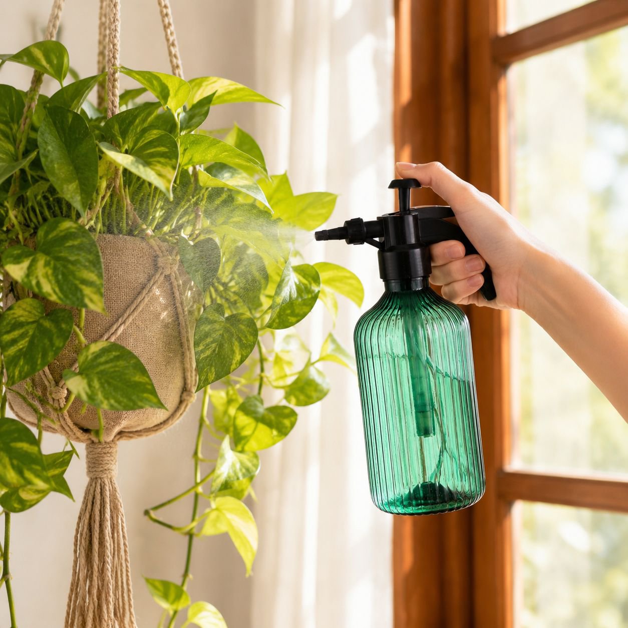 Adjustable nozzle on pressure spray kettle