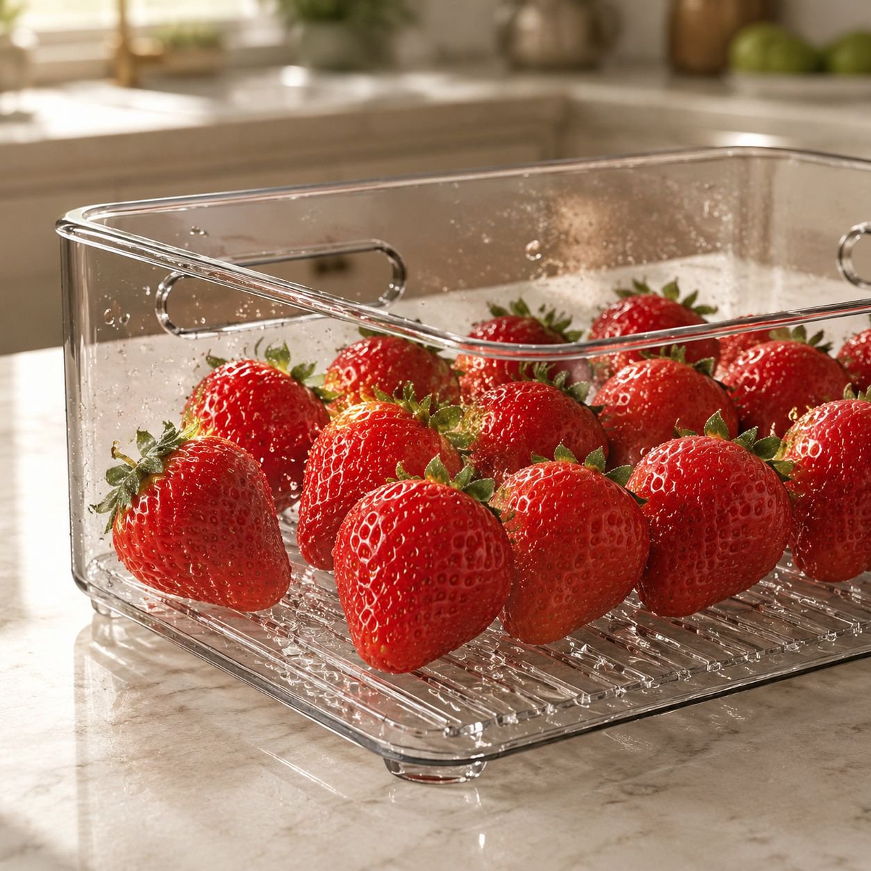 Refrigerator organizer, storage box, egg storage box, freezer-specific kitchen fruit and vegetable d