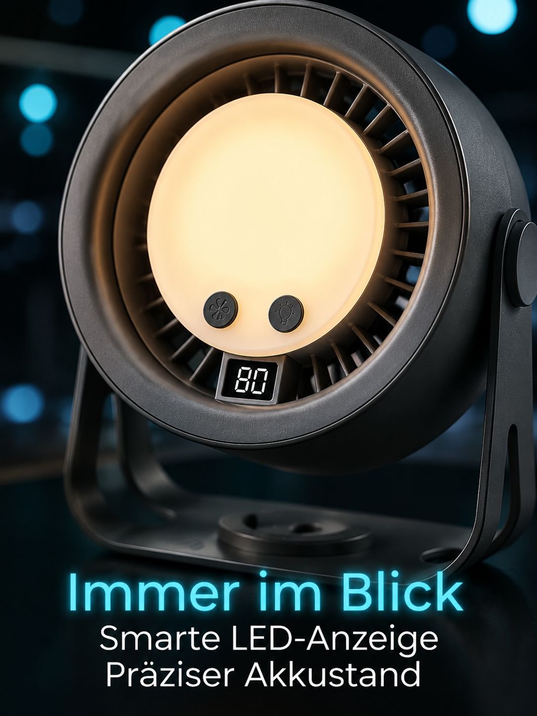 Leiser USB-Tischventilator für das Schlafzimmer