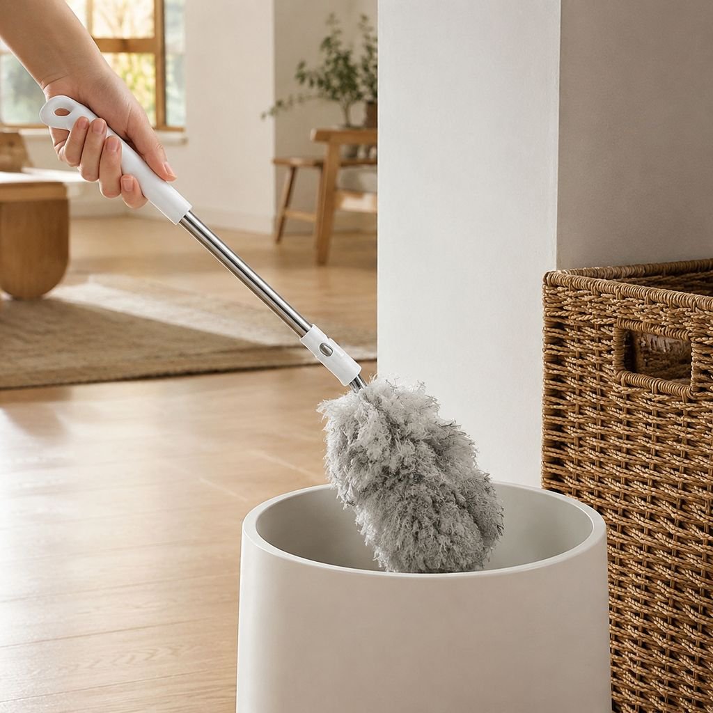 Limpieza eficiente con herramienta extensible y desechable
