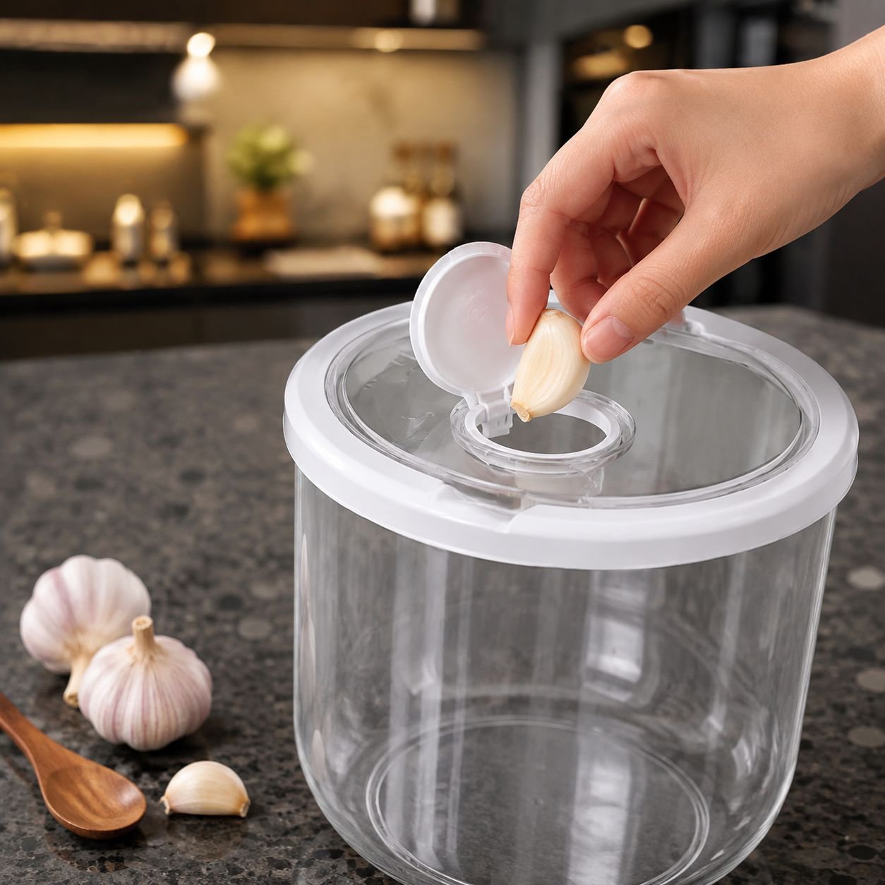 Kitchen Rice Bucket with Insect and Moisture Protection