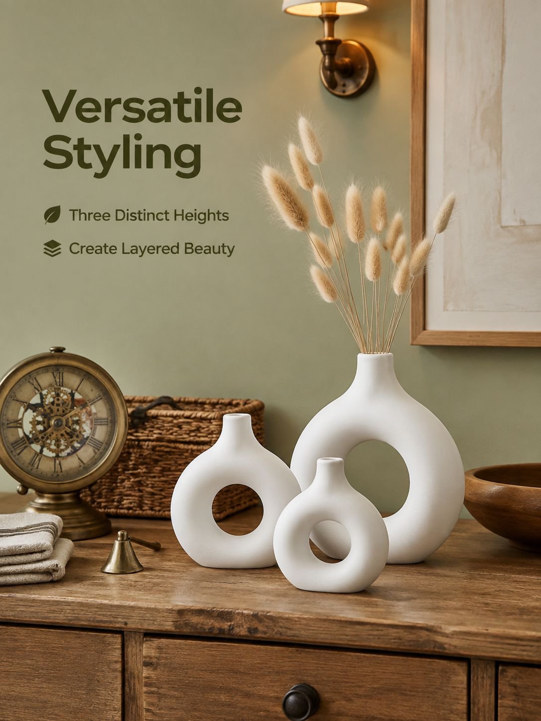 Creative Donut Vase Home Decoration