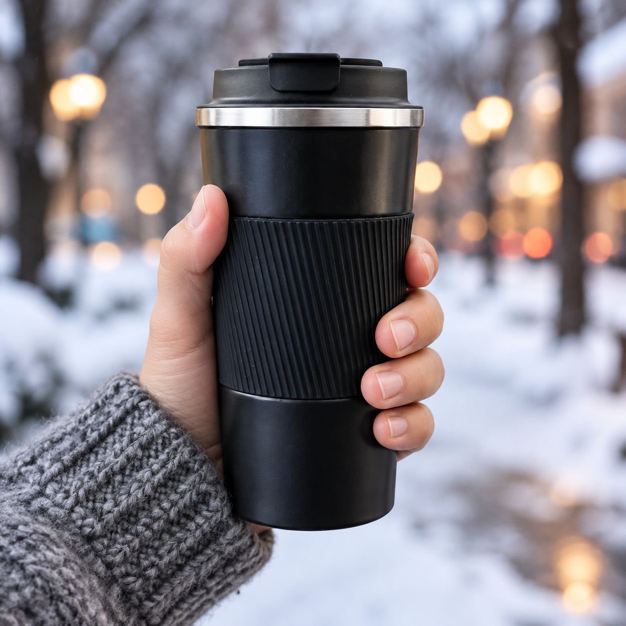 Temperature Sensor Coffee Thermos Cup