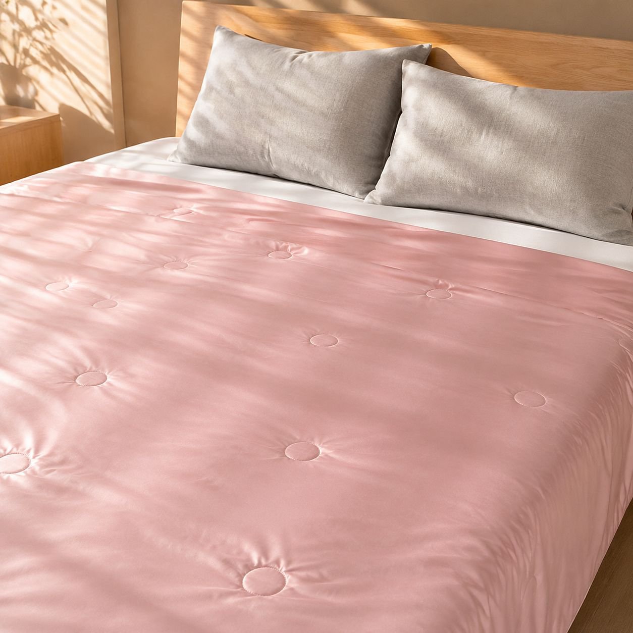 Ropa de cama fresca y transpirable para verano