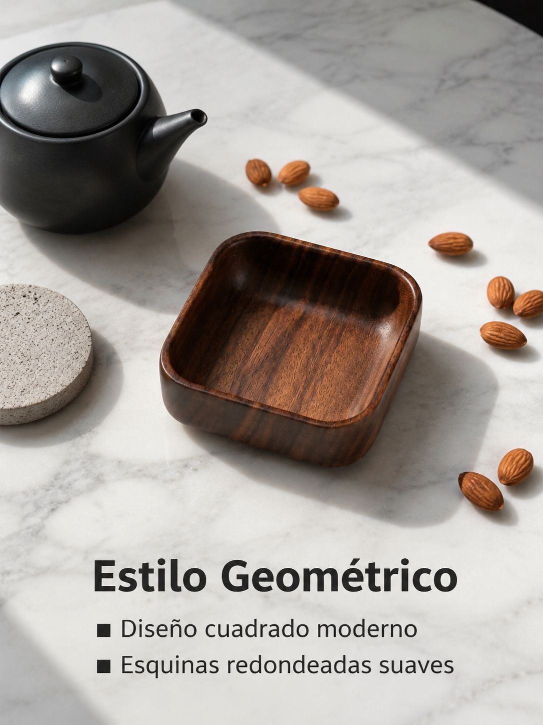 Bandeja de madera para frutas de uso doméstico