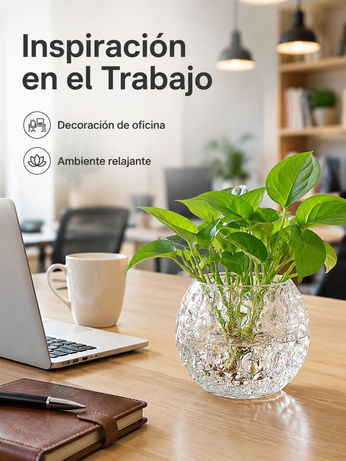 Botellas de agua para el cultivo de plantas de interior.