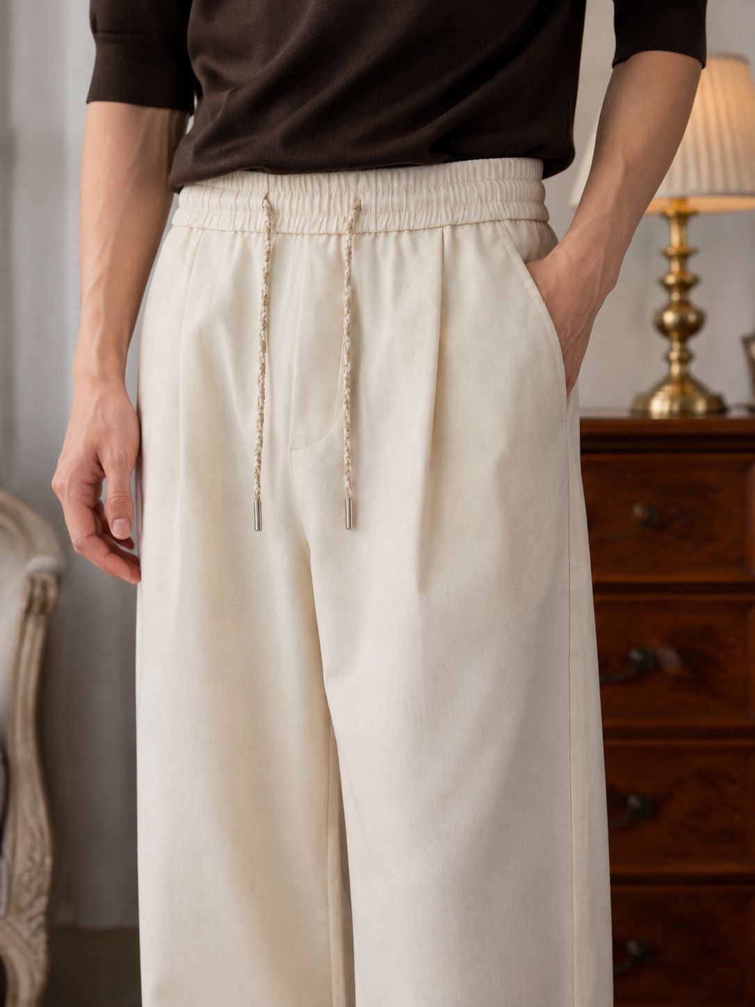 Pantalon confortable pour homme style décontracté
