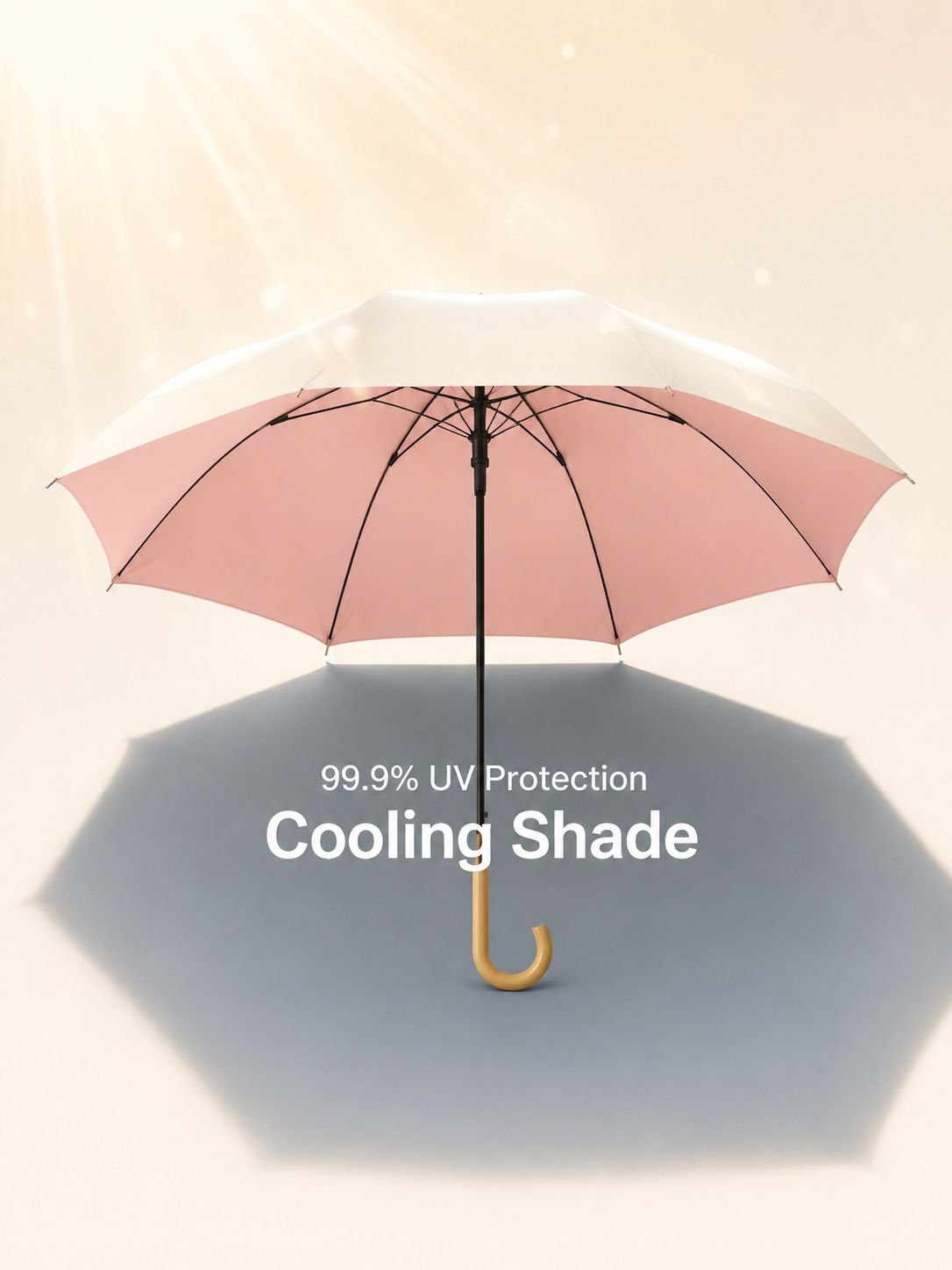 16 bone joint umbrella long handle umbrella high value curved hook sun umbrella Japanese style small