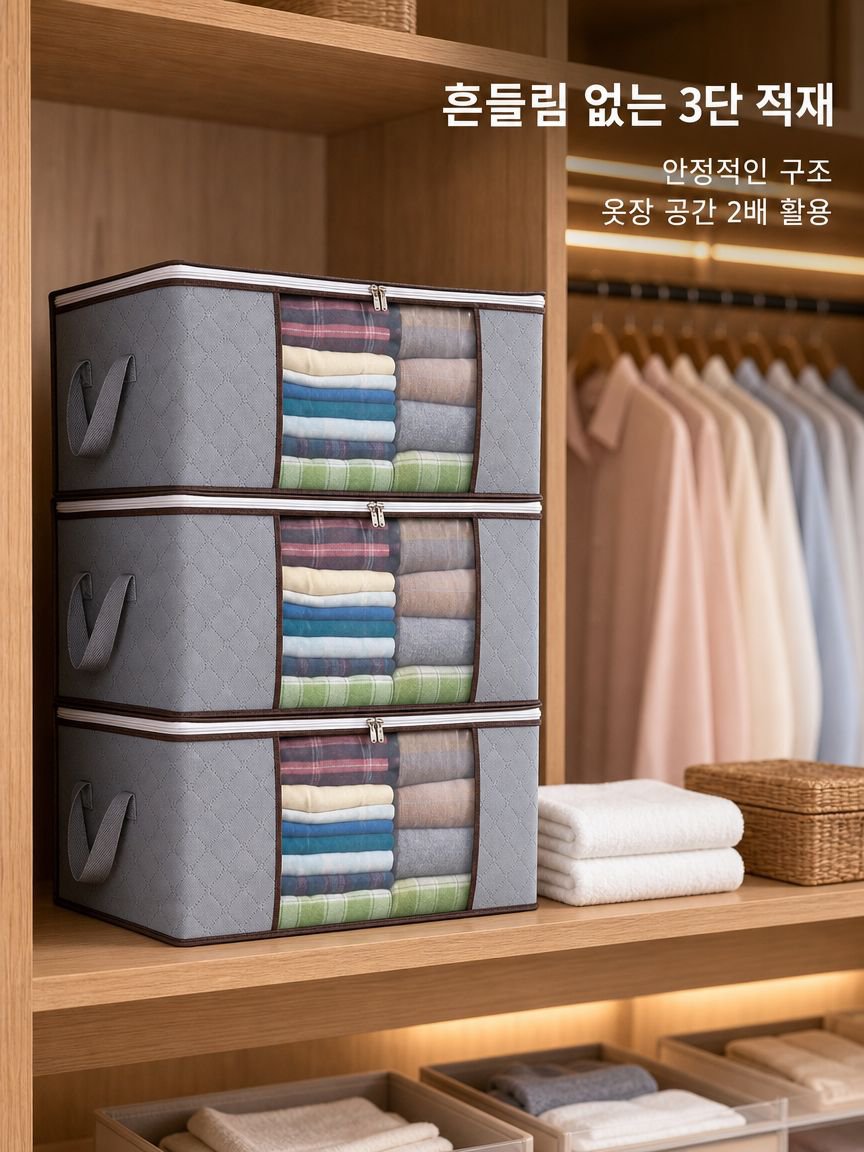 옷 정리 및 보관용 가방
