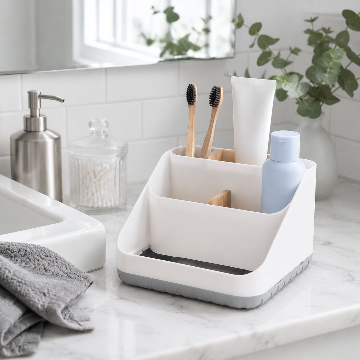 Household storage solution for clutter-free spaces