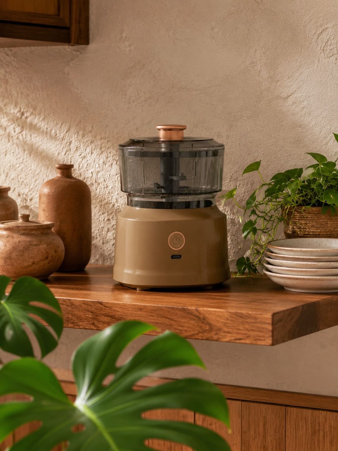Procesador de alimentos eléctrico multifuncional