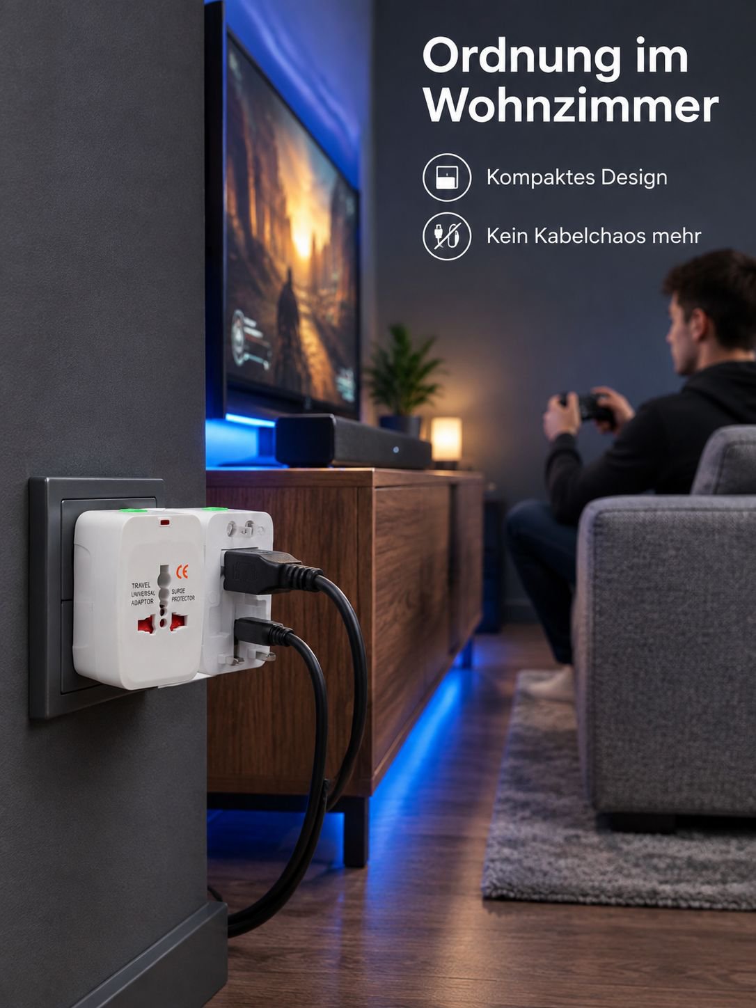 Universal-Stecker für die einfache Nutzung weltweit