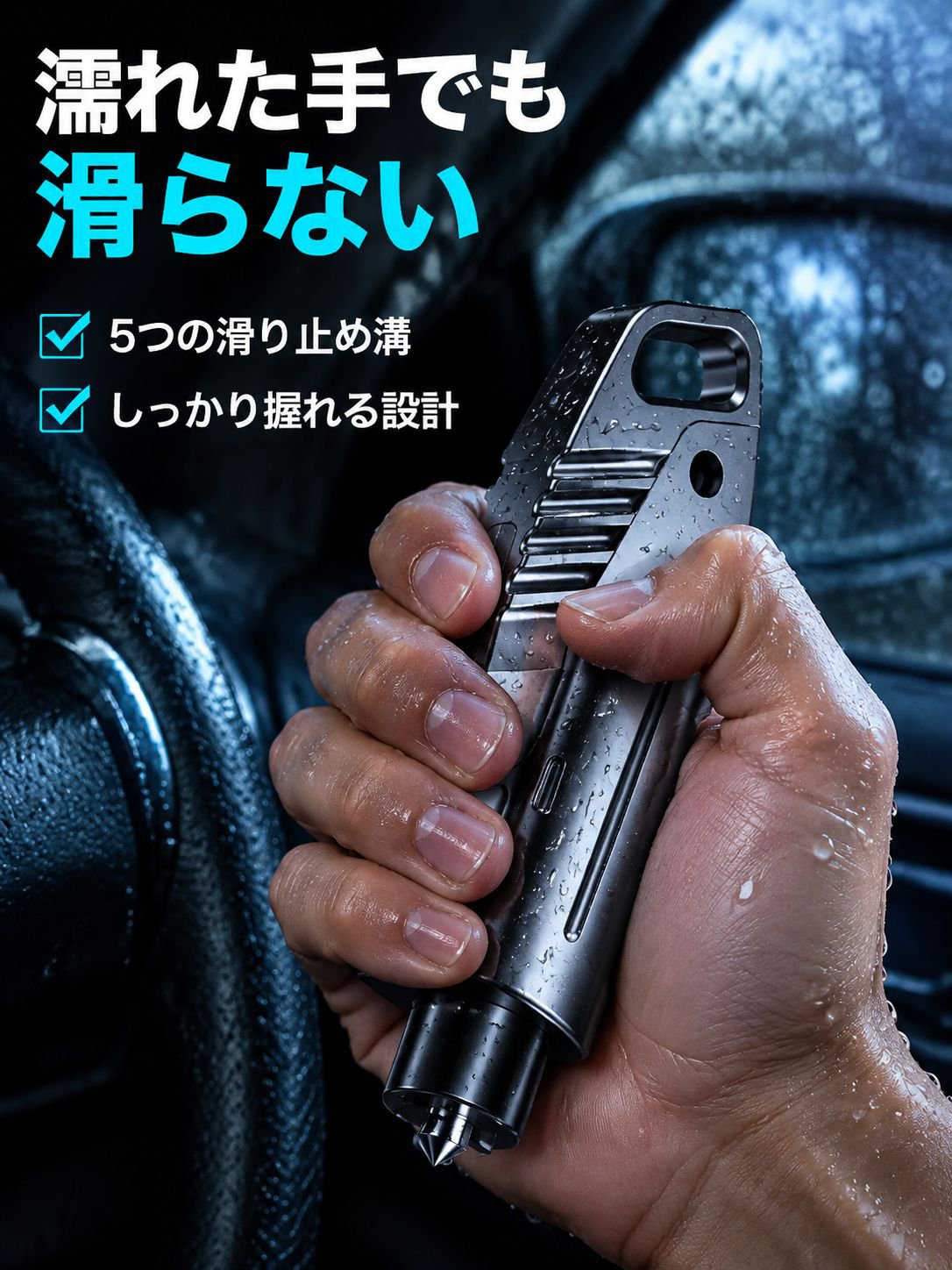 車用緊急脱出ハンマー 多機能ウィンドウブレーカー
