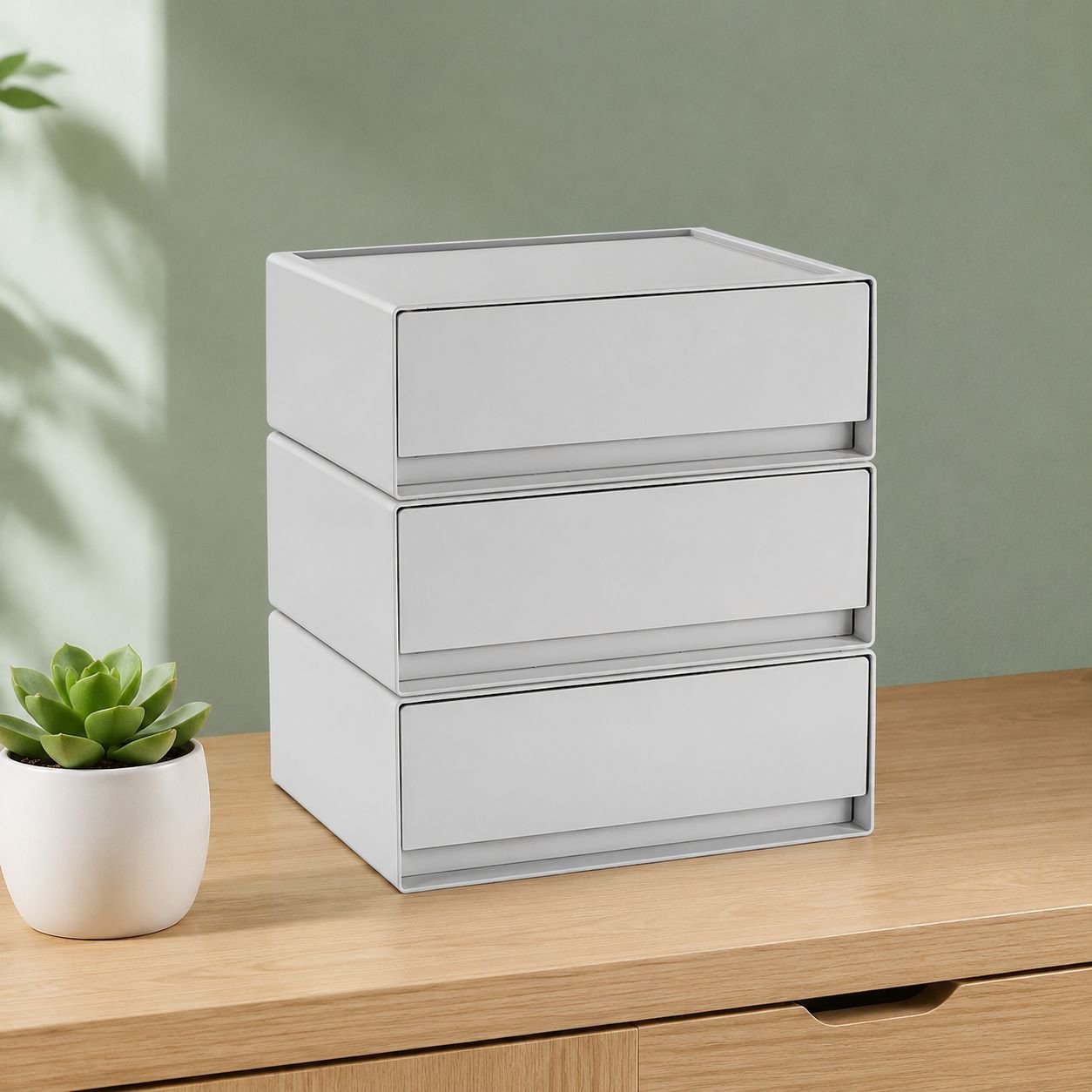 Multifunctional Plastic Office Storage Container