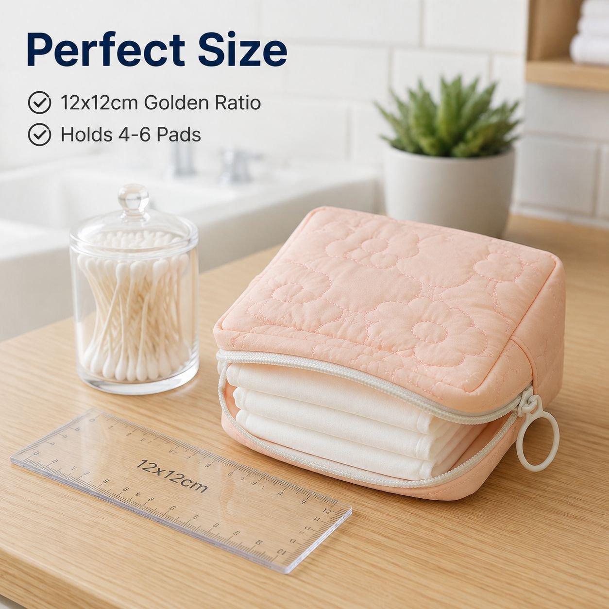 Multifunctional Girly Sanitary Napkin Pouch Coin Purse