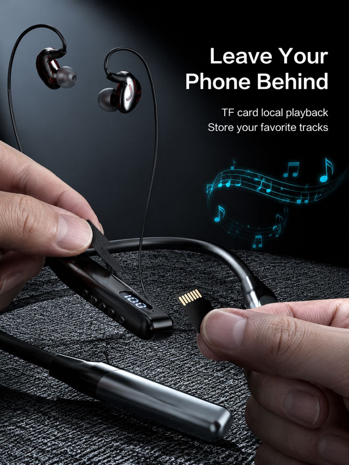 Universal Bluetooth earphones for Apple and Huawei users