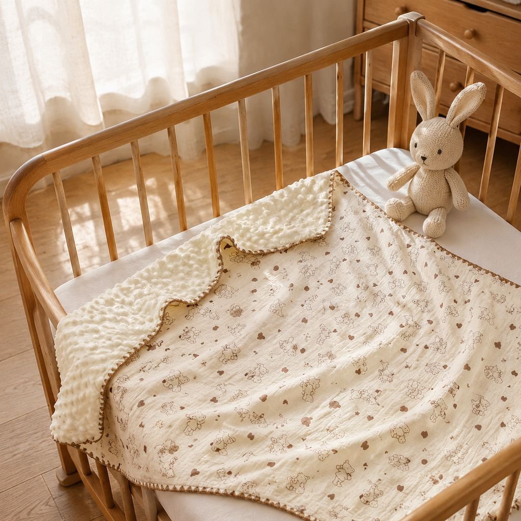 Baby Soft Gauze Blanket Absorbent Napping Blanket