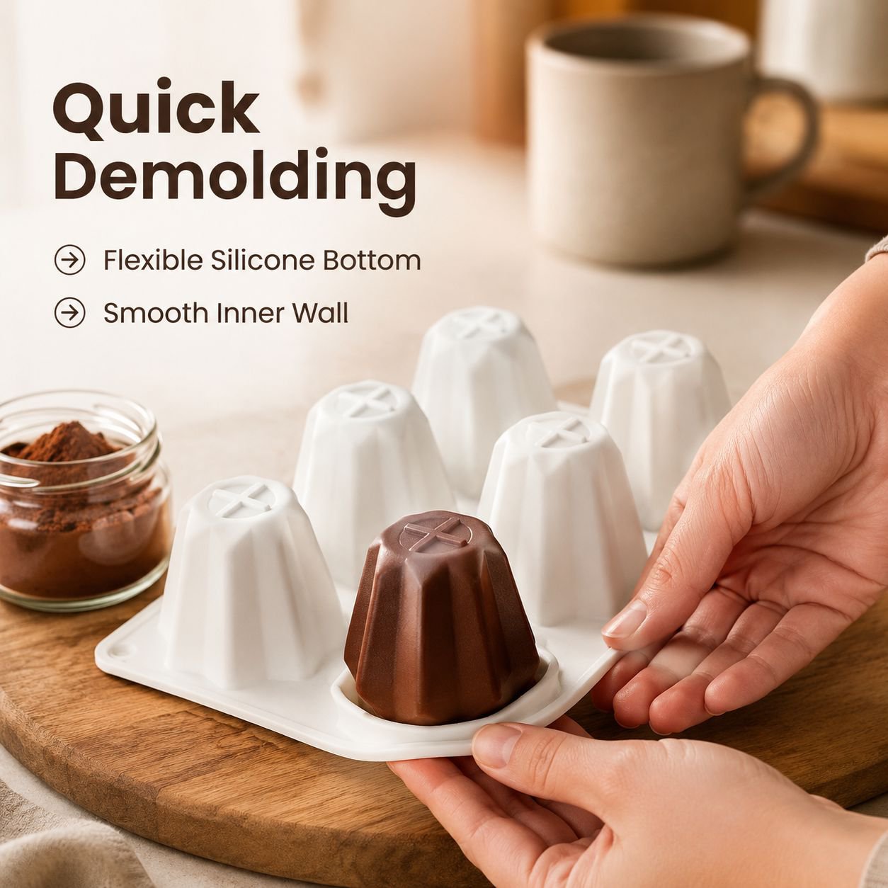 Octagonal Star Multi-Function Pandolor Mousse Silicone Cake Mold for Baking Dessert Decoration