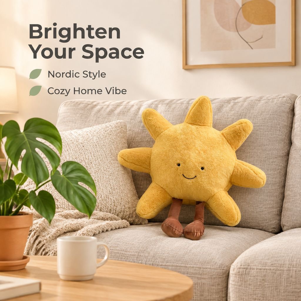 Creative Sun Pillow Sofa Cushion Home Decor