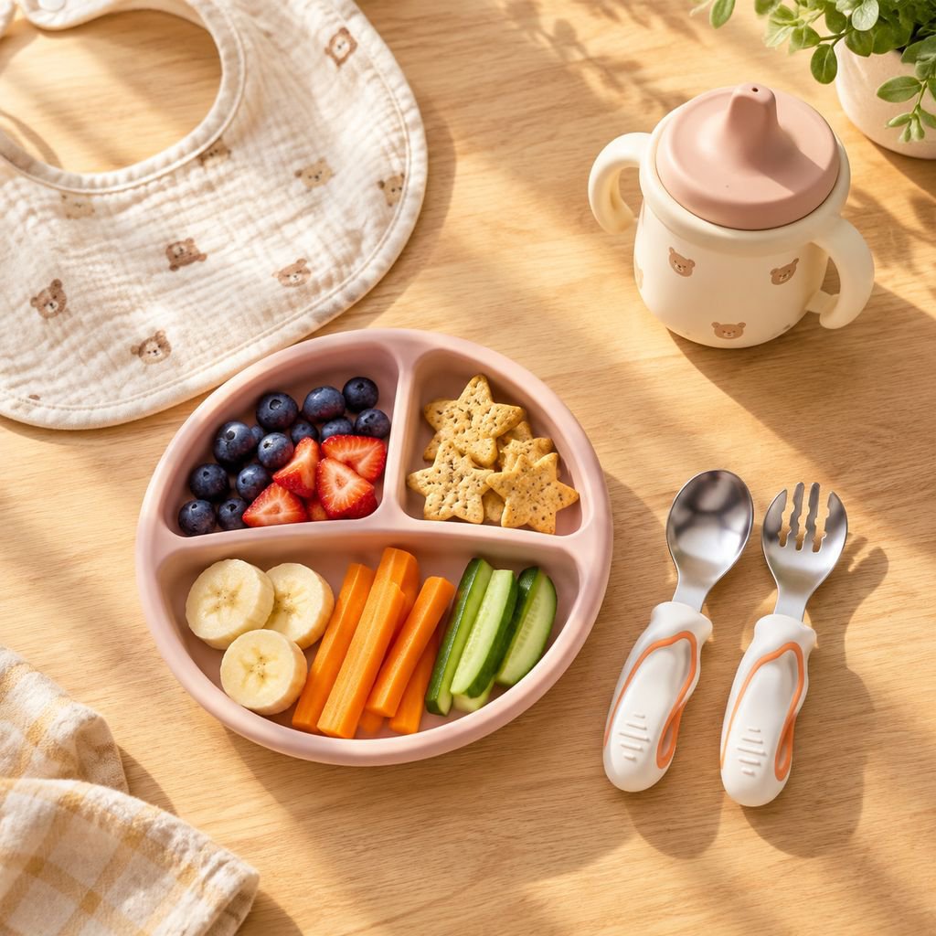 Smooth-edged stainless steel dining spoon