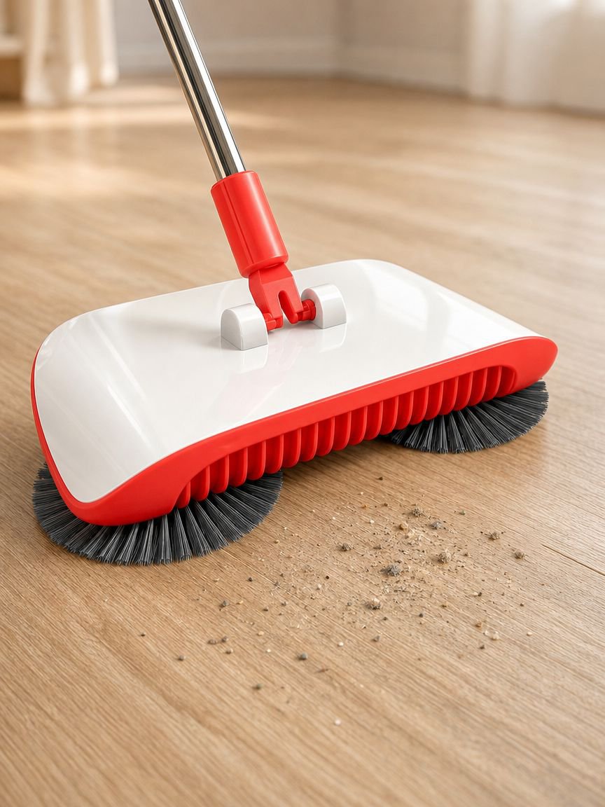 Hand push household sweeping machine for efficient floor cleaning