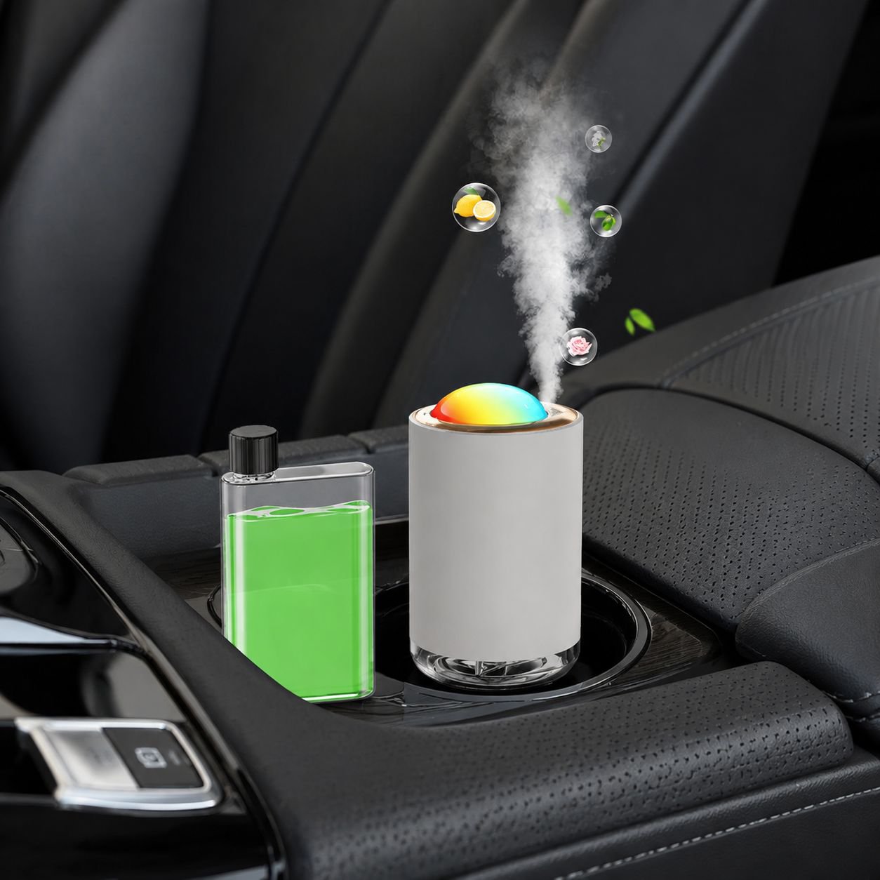 Automatic spray car air freshener for vehicles