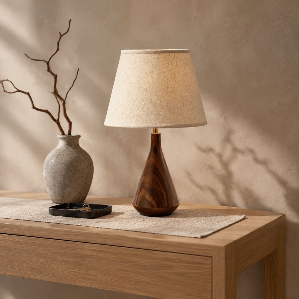 Vintage Wabi-Sabi Stil Nachttischlampe