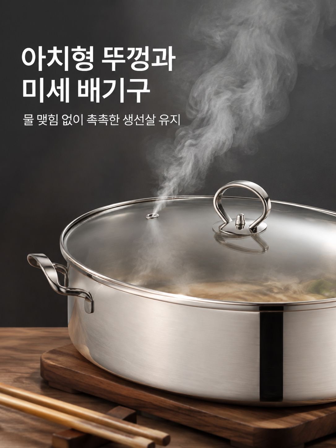 스테인리스 스틸 생선 찜통