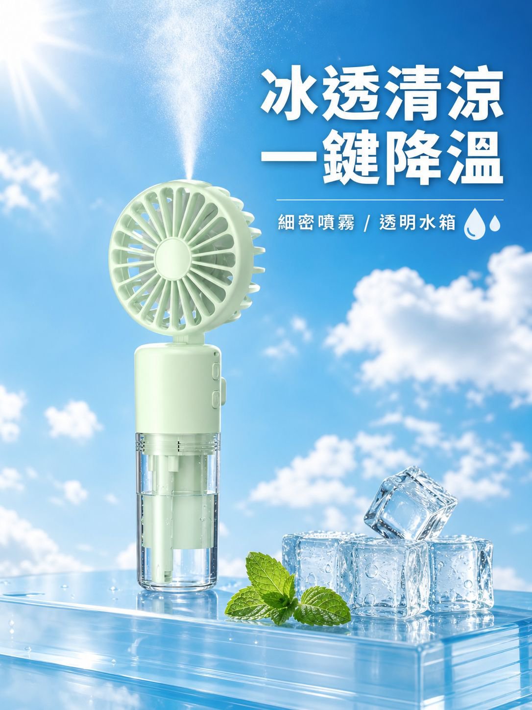 便攜式折疊手頸風扇