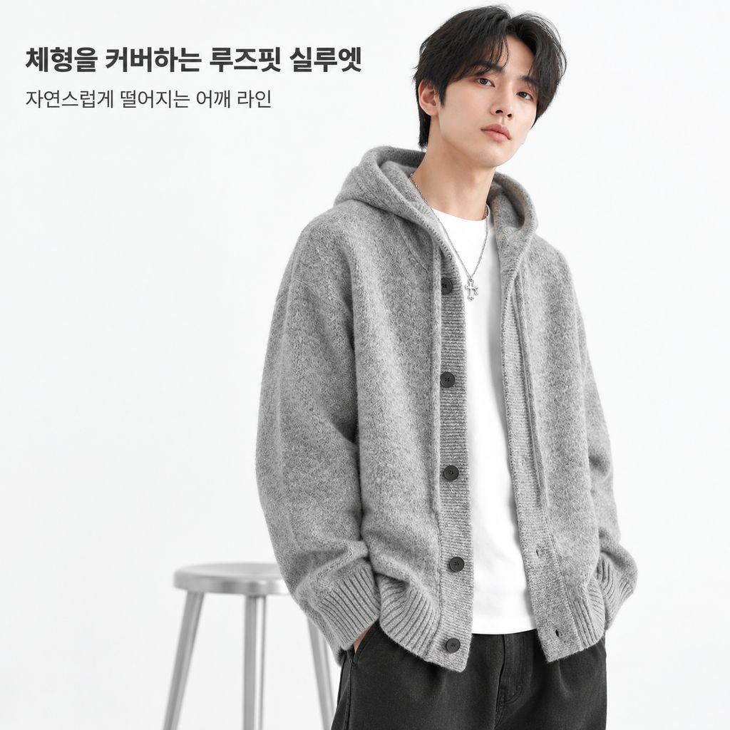 남성 루즈핏 스타일리시 캐주얼 자켓