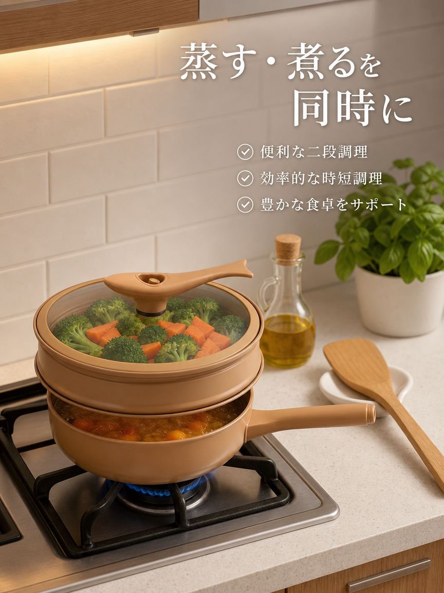 陶土無塗装多機能ヘルシー鍋