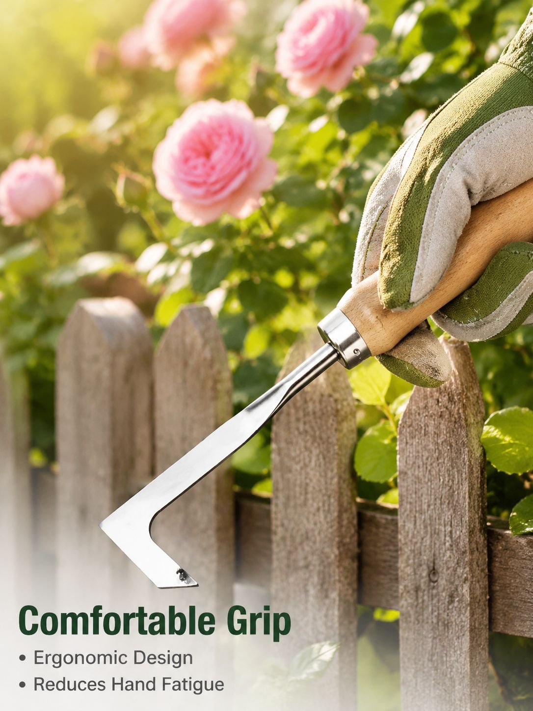 Manual Seven-Tooth Stainless Steel Weeding Tool