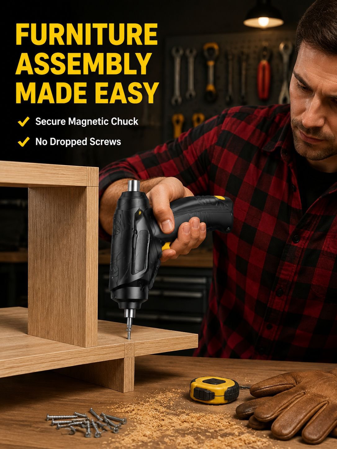 Rechargeable Mini Electric Screwdriver Home Tool Set