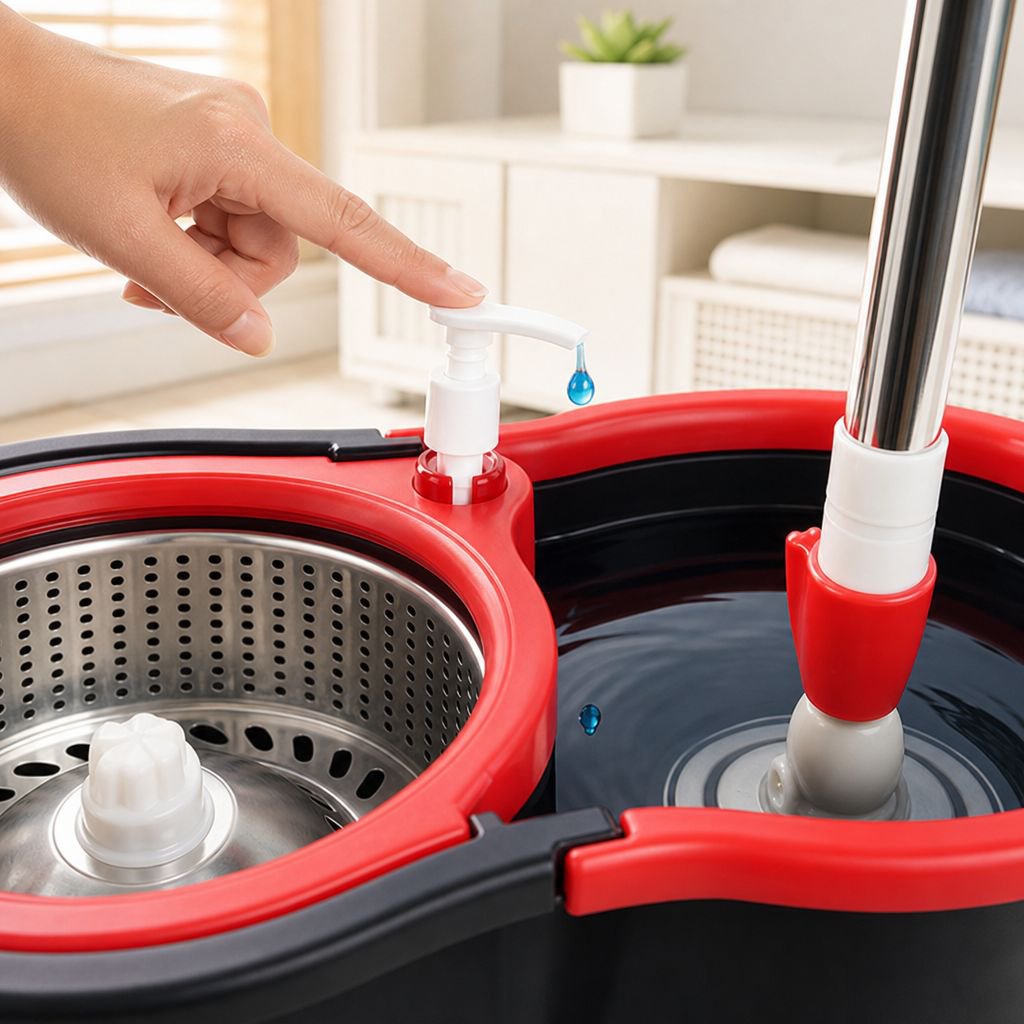 Magic Spin Mop and Bucket Set Household Floor Cleaning Kit