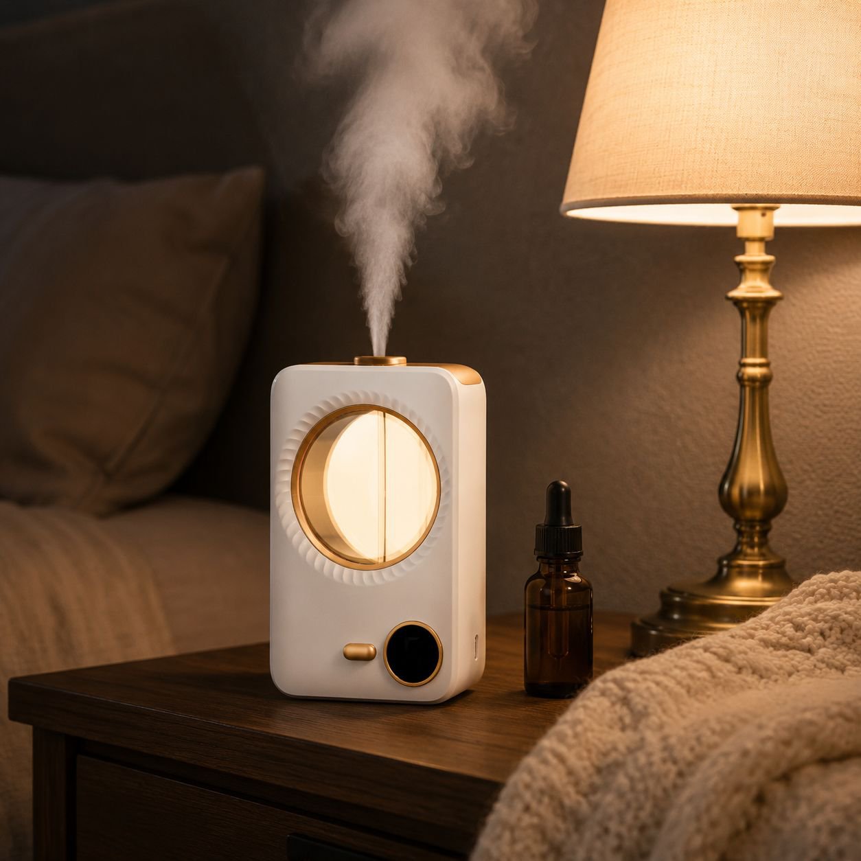 Humidificador doméstico inteligente con aromaterapia