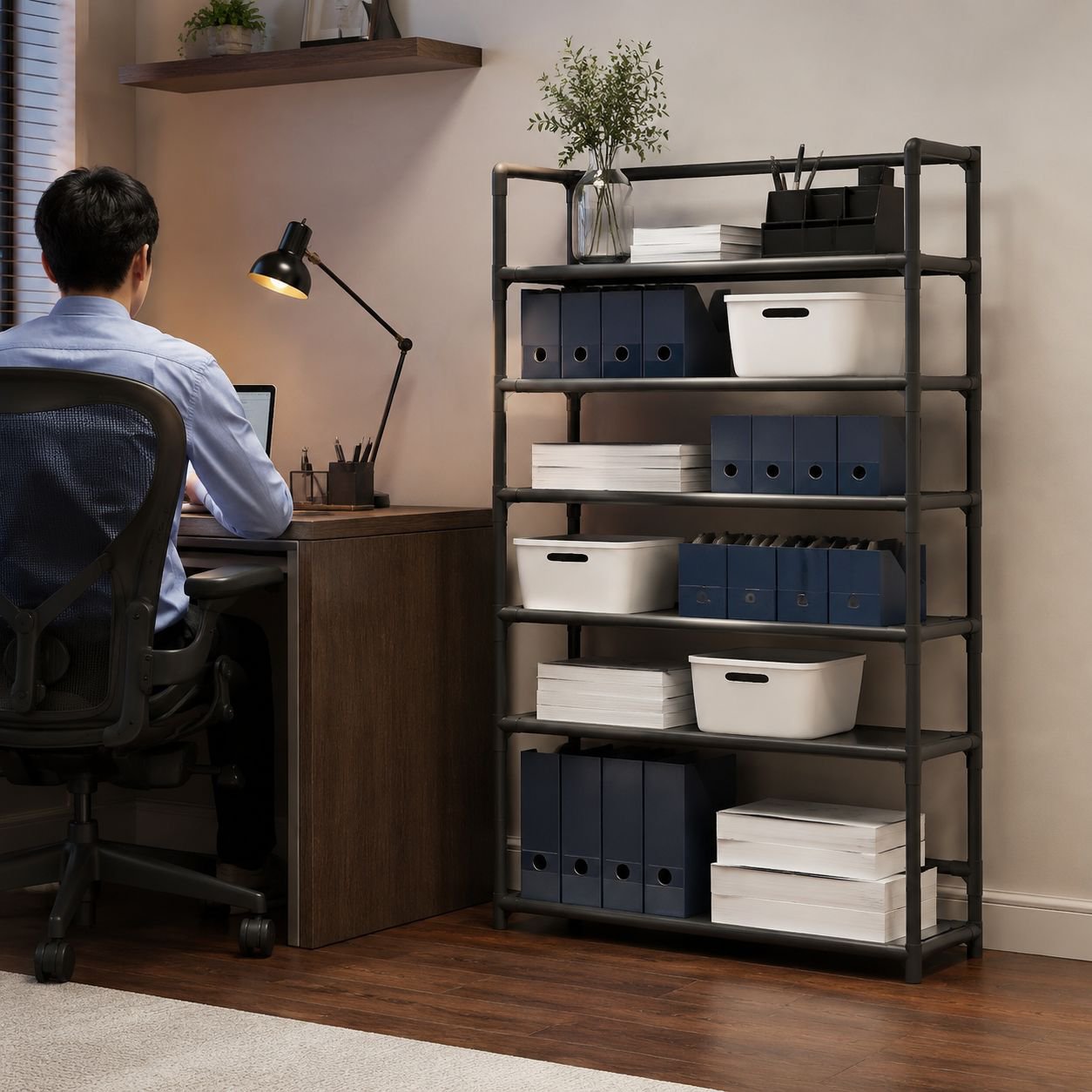 Multi-layer Multi-functional Storage Rack, Home Organization Shelf