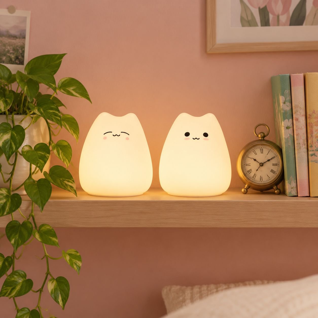 Touch sensitive LED table lamp for kids room