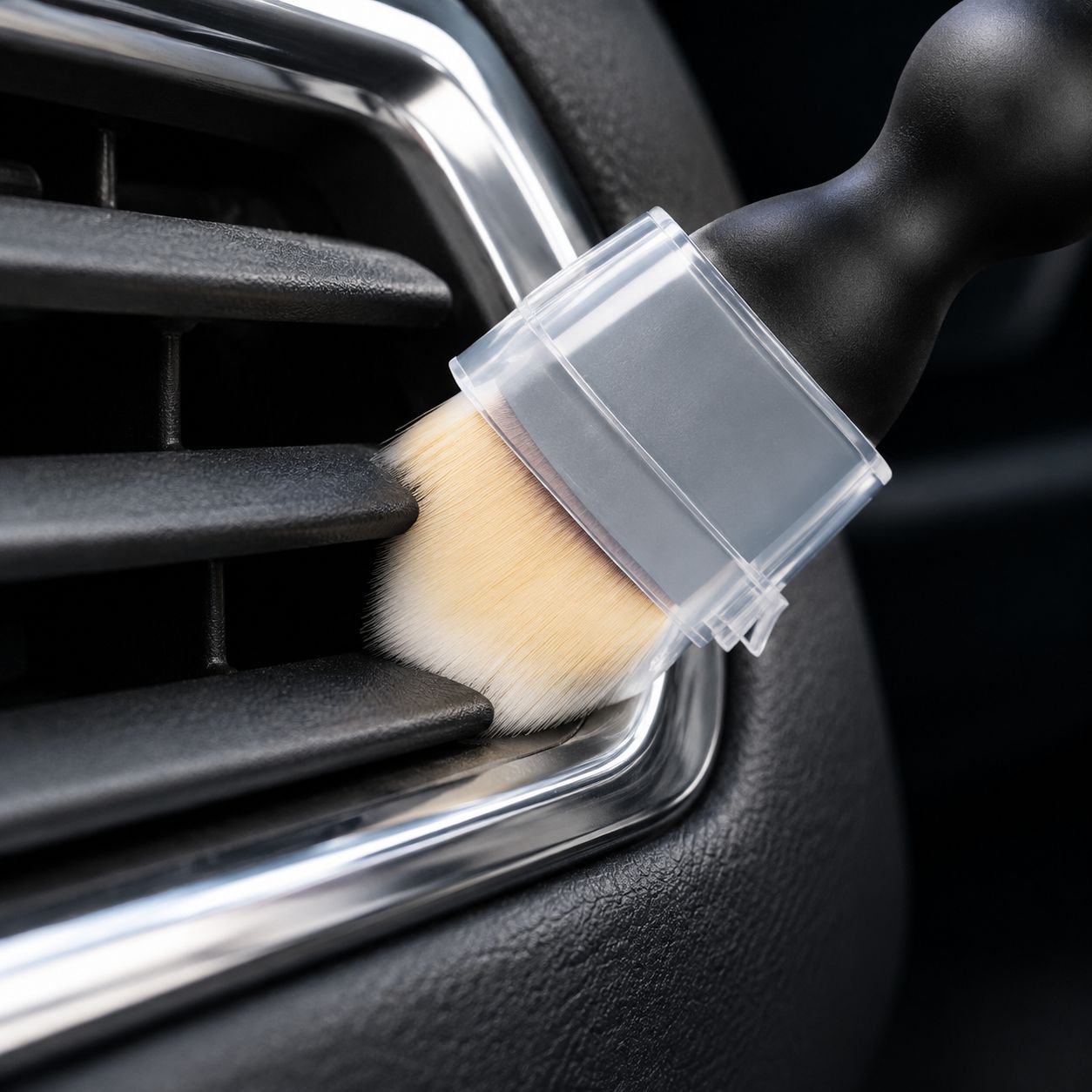 Easy-to-use car gap cleaning brush for detailing