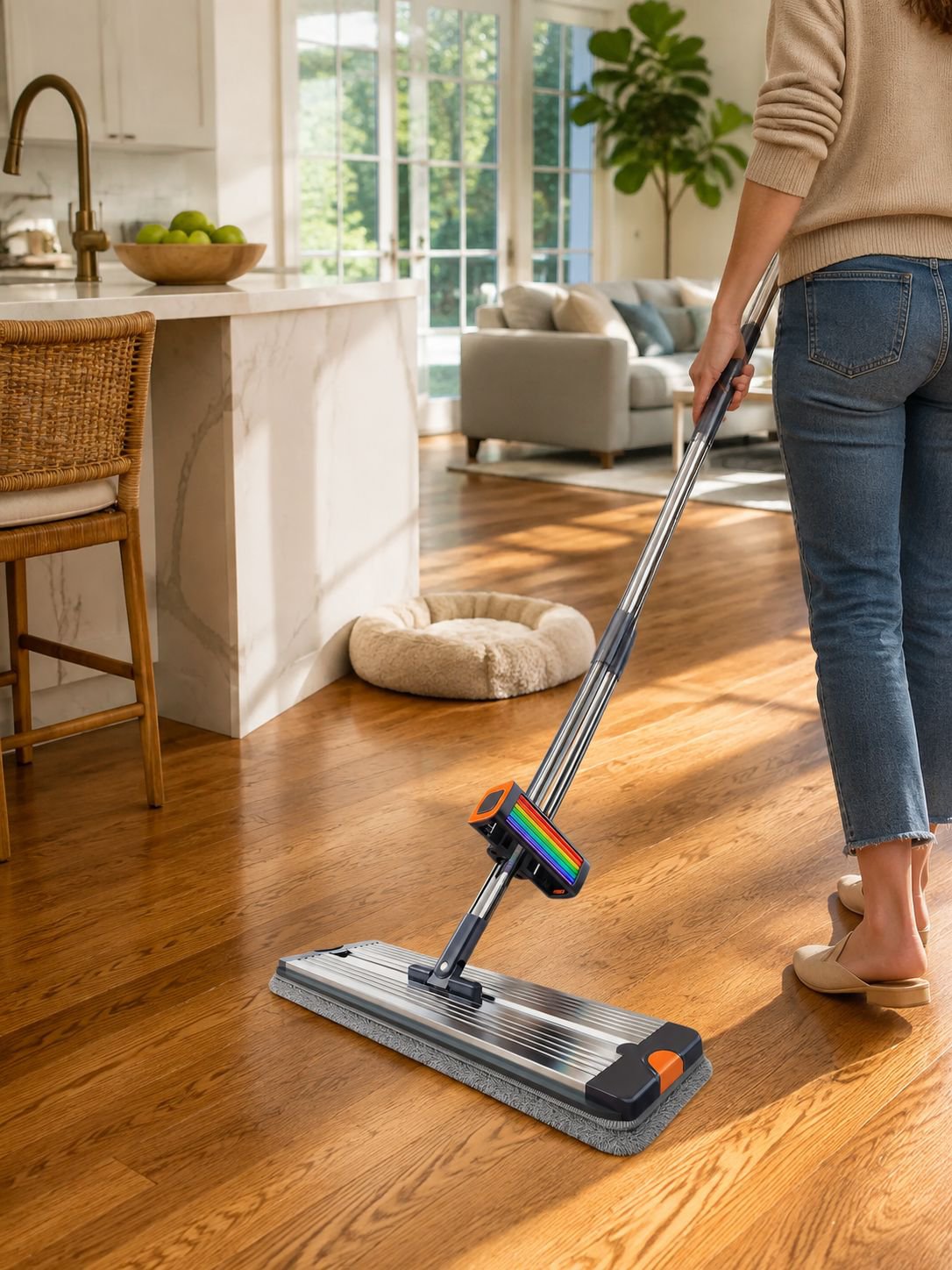 Joybos 2024 new microfiber floor mop set overview