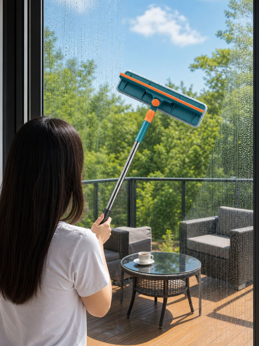 Glasreinigungszubehör für hohe Fenster