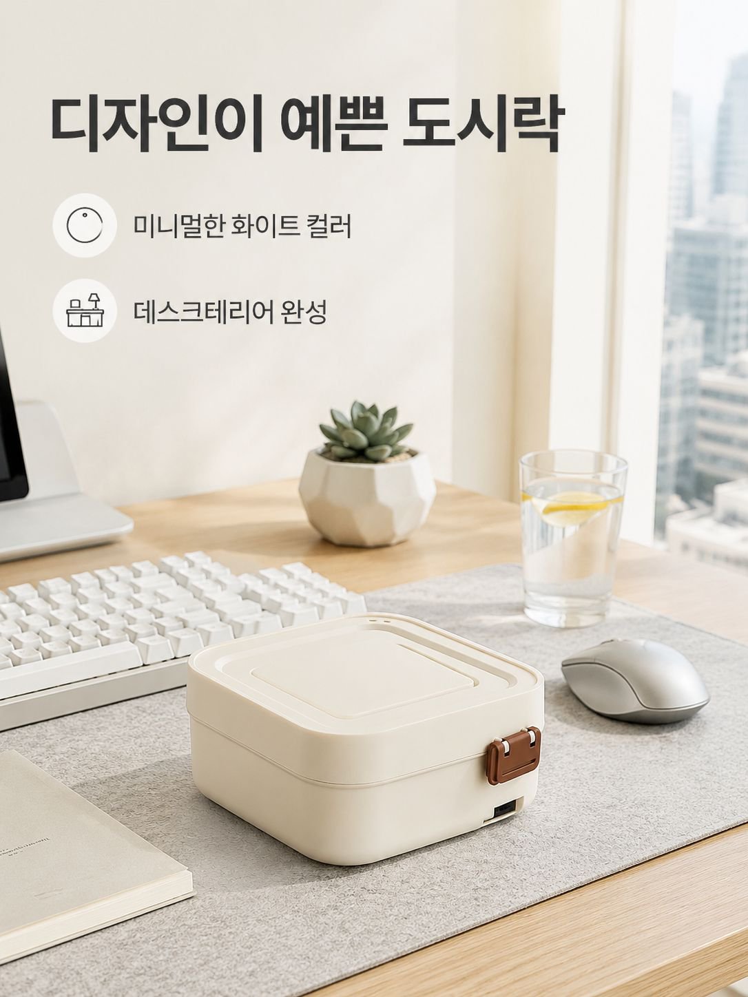 휴대용 무주수 가열 도시락