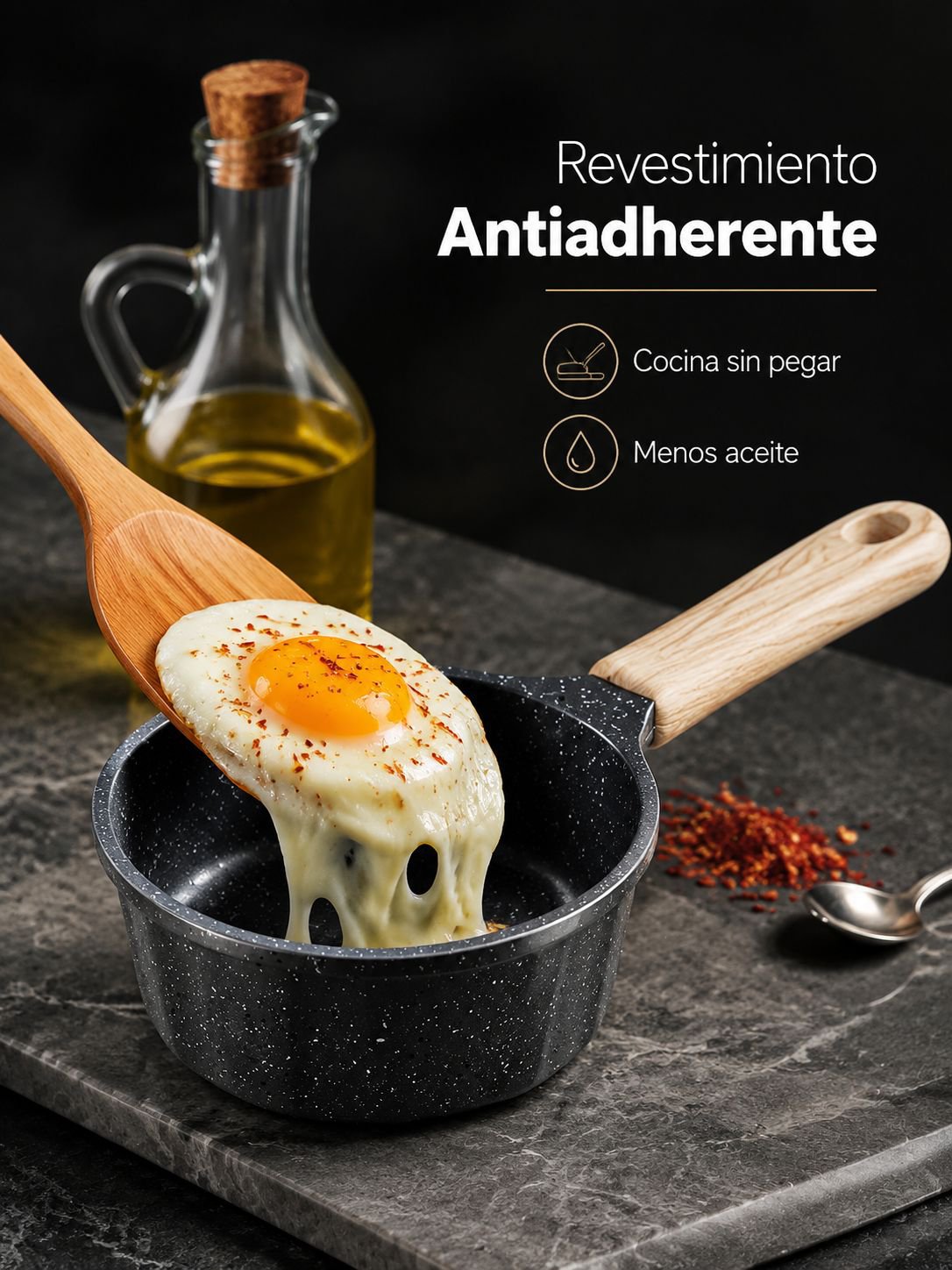 Olla mini multifuncional antiadherente