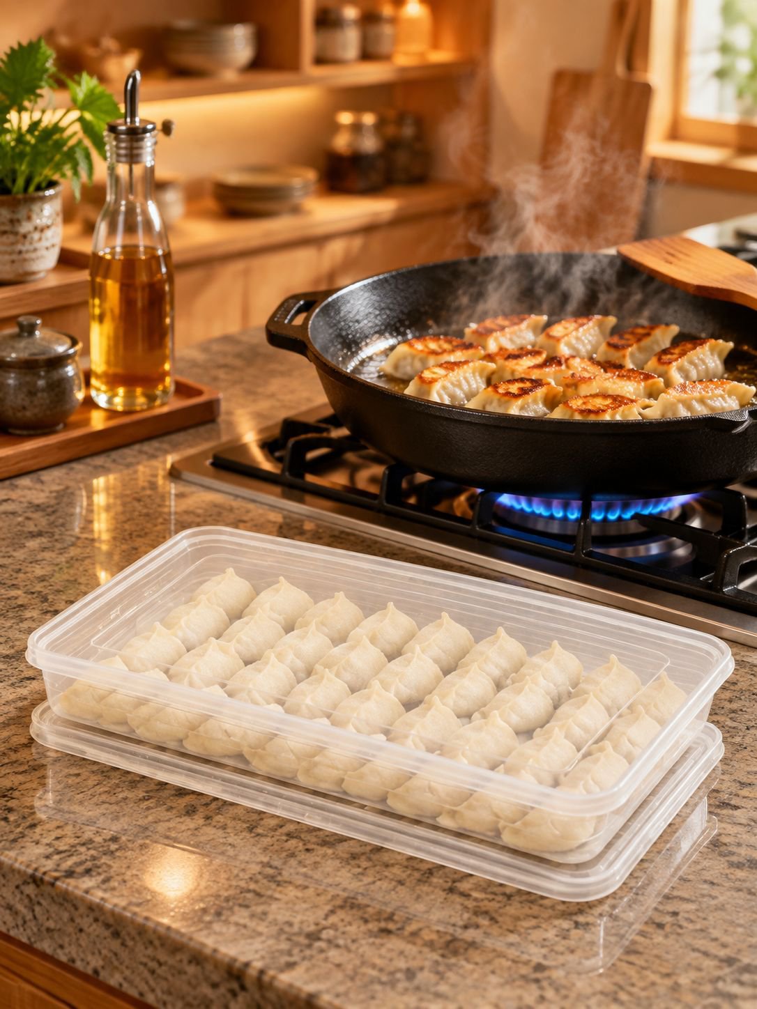 使いやすさにこだわった餃子保存専用ケース