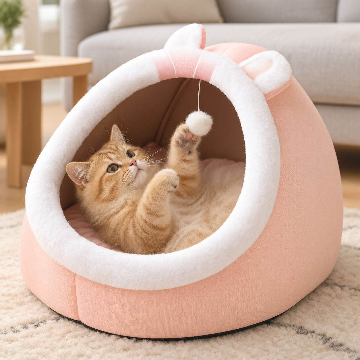 猫と犬に適した多機能ペットハウス、耐摩耗設計